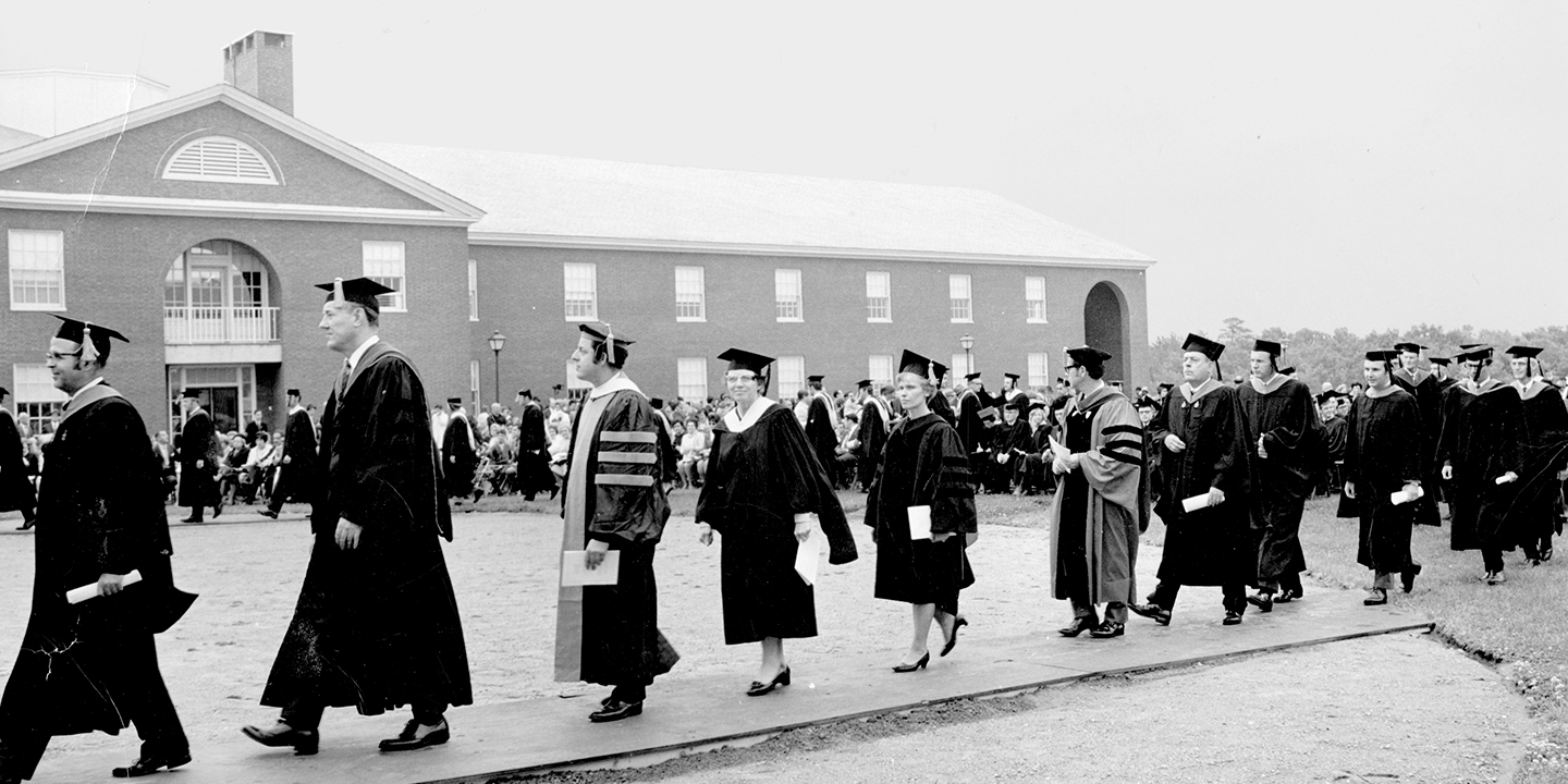 A look back at Bentley Commencements through the years