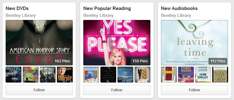 Click to follow the Bentley Library on Pinterest.