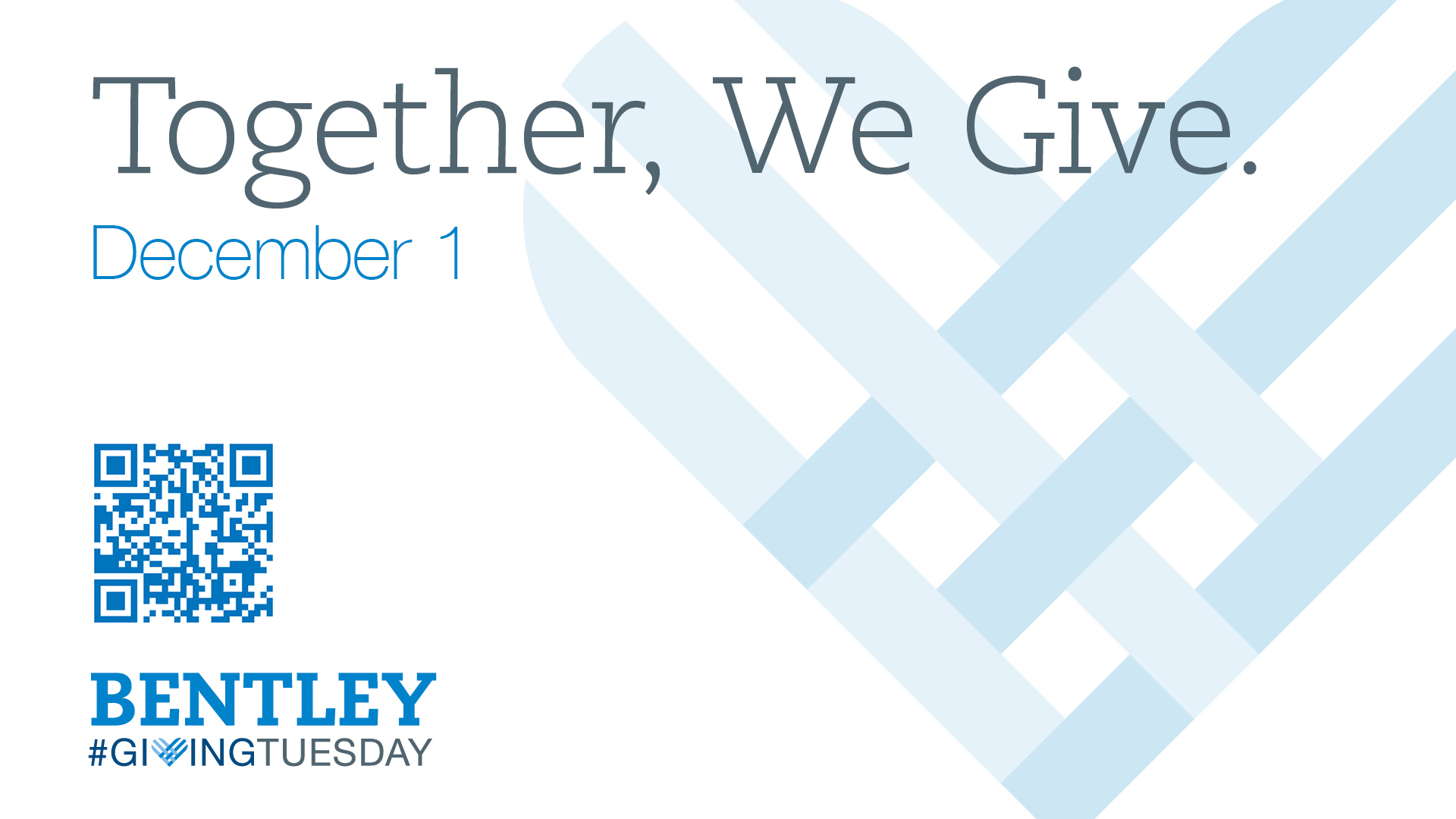 Bentley Giving Tuesday: Together, We Give | December 1