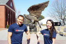 GSA members with Falcon