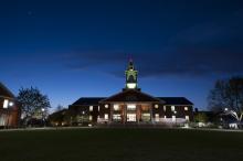 Library at night