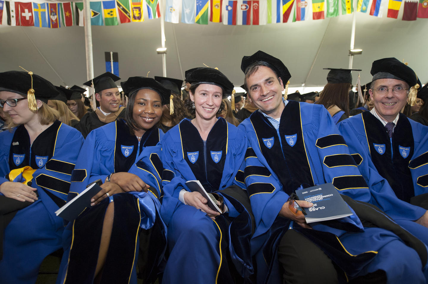 PhD in Business students graduating